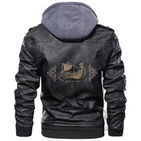 Viking Drakkar Asgard Leather Jacket RLT12 - Wonder Print Shop