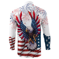 American Eagle Independence Long Sleeve Button Shirt RLT12 - Wonder Print Shop