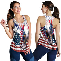 American Eagle Independence Women Racerback Tank RLT12 - Wonder Print Shop