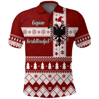 Albanian Eagle Simple Style Christmas Pattern Polo Shirt - Wonder Print Shop