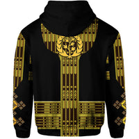 Eritrea Hoodie Fancy Tibeb Vibes Black LT8 - Wonder Print Shop