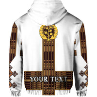 Custom Eritrea Hoodie Fancy Tibeb Vibes NO.1 Ver White LT8 - Wonder Print Shop