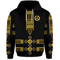 Custom Eritrea Hoodie Fancy Tibeb Vibes NO.1 Ver Black LT8 - Wonder Print Shop