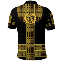 Eritrea Polo Shirt Fancy Tibeb Vibes Black LT8 - Wonder Print Shop