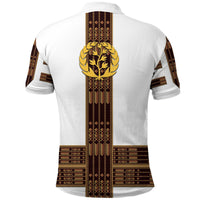 Eritrea Polo Shirt Fancy Tibeb Vibes NO.1 Ver White LT8 - Wonder Print Shop