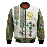 Eritrea Bomber Jacket Flag Of Eritrean Tibeb Style LT9 - Wonder Print Shop