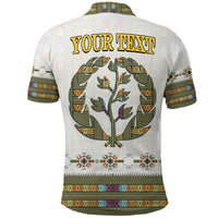 Custom Eritrea Polo Shirt Flag Of Eritrean Tibeb Style - Wonder Print Shop