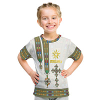 Ethiopia T Shirt Ethiopian Tibeb Pattern Style - Wonder Print Shop