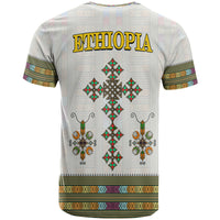Ethiopia T Shirt Ethiopian Tibeb Pattern Style - Wonder Print Shop