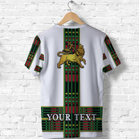 Custom Ethiopia T Shirt Ethiopian Lion Of Judah Tibeb Vibes NO.1 Ver Flag Style LT8 - Wonder Print Shop