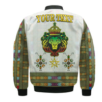 (Custom Personalised) Ethiopia Bomber Jacket Ethiopian Lion Of Judah Tibeb Style LT9 - Wonder Print Shop