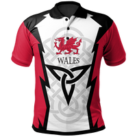 Wales Celtic Polo Shirt Cymru - Wonder Print Shop