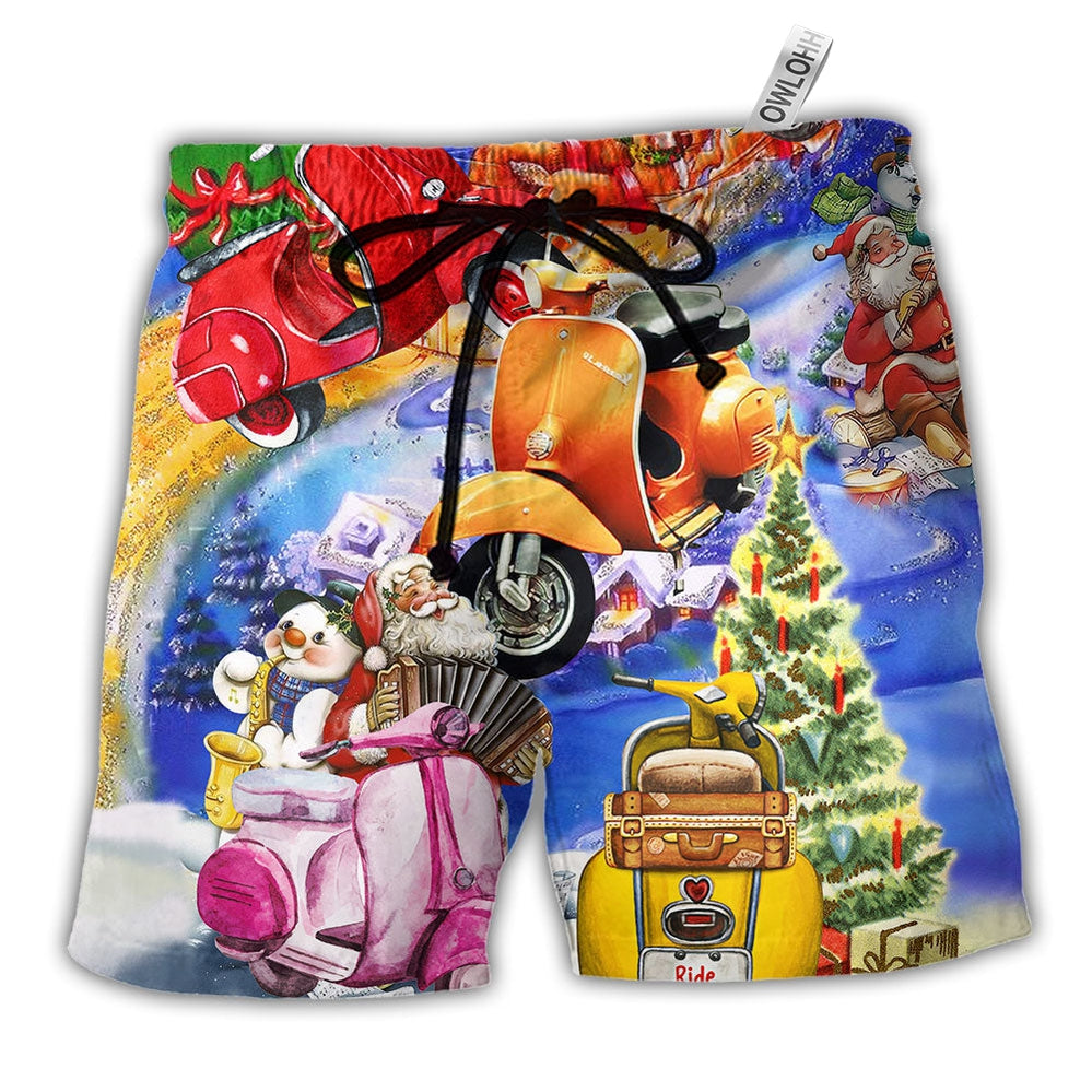 scooter-chill-with-your-scooters-by-greece-beach-merry-christmas-hawaiian-shorts
