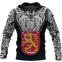 Viking Hoodie Finland Viking Symbol RLT12 - Wonder Print Shop