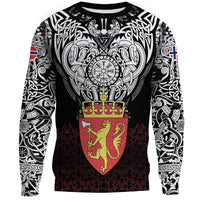 Viking Sweatshirt - Norway Viking Symbol RLT12 - Wonder Print Shop