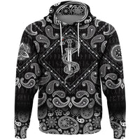 Viking Hoodie Fantastic Sword Of The and Dragon Fantastic Snake with Bandana Paisley Style RLT12 - Wonder Print Shop