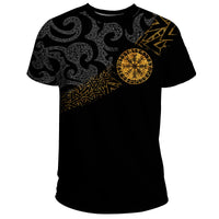 Viking Vikings T Shirt Viking Wolfs Skoll and Hati RLT12 - Wonder Print Shop