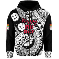Custom Personalised Fiji Day Hoodie Masi Kesa Black Style - Wonder Print Shop