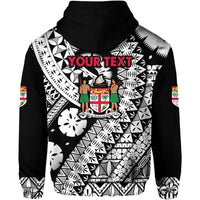Custom Personalised Fiji Day Hoodie Masi Kesa Black Style - Wonder Print Shop
