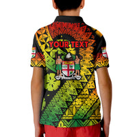 Custom Fiji Day Polo Shirt Masi Kesa Reggae Style - Wonder Print Shop