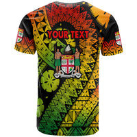 Custom Fiji Day T Shirt Masi Kesa Reggae Style - Wonder Print Shop