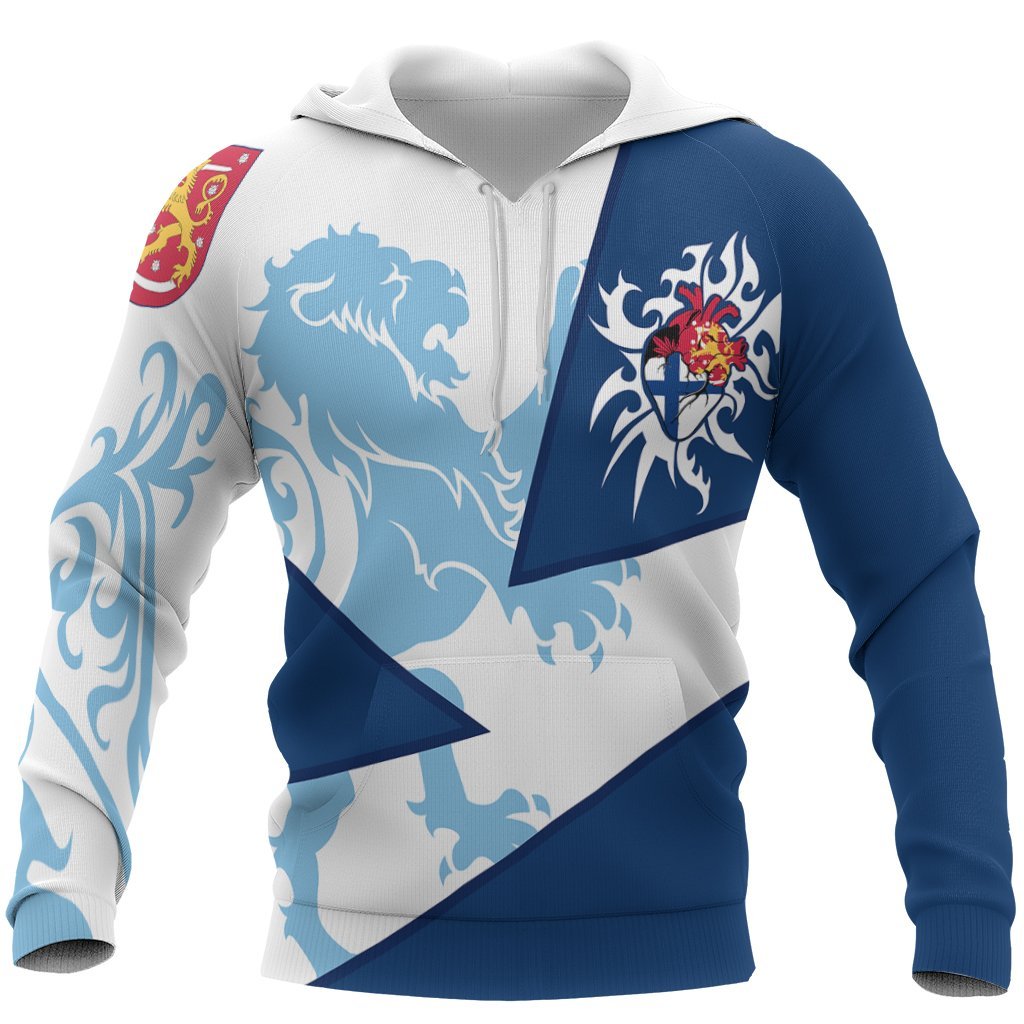 suomi-finland-lion-on-top-hoodie