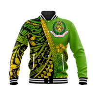 Tonga Fire And Emergency Services Baseball Jacket Polynesian Minimalist Style LT9 - Wonder Print Shop