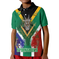 Custom South Africa Springboks Rugby Polo Shirt Bokke Flag Style - Wonder Print Shop