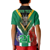 Custom South Africa Springboks Rugby Polo Shirt Bokke Flag Style - Wonder Print Shop
