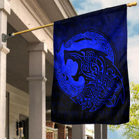 Viking Flag Fenrir Viking 3D Tattoo Blue Version Flag RLT12 - Wonder Print Shop