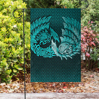 Viking Flag Ragnarok Huginn Muninn Cyan Version Flag RLT12 - Wonder Print Shop