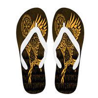 viking-flip-flops-raven-vegvisir-tattoo-gold-version-flip-flops