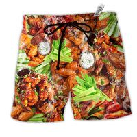 food-aint-nothing-chicken-wing-delicious-hawaiian-shorts