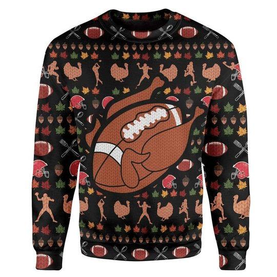 football-turkey-thankgiving-ugly-christmas-sweater