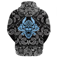 Viking Hoodie For Tshirt with Bandana Paisley Style RLT12 - Wonder Print Shop
