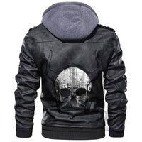 Viking For Human Skull Leather Jacket RLT12 - Wonder Print Shop