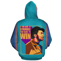 African Hoodie FRed Hampton Pop ArHoodie - Wonder Print Shop