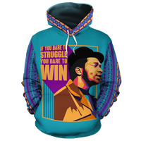 African Hoodie FRed Hampton Pop ArHoodie - Wonder Print Shop