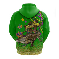 Hoodie Mardi Gras Throw Me Something Mister (Green) - Wonder Print Shop