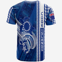 Cook Islands Turtle With Polynesian Geometrical Pattern T Shirt - Wonder Print Shop