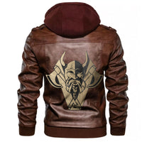 Viking Golden Odin Leather Jacket RLT12 - Wonder Print Shop