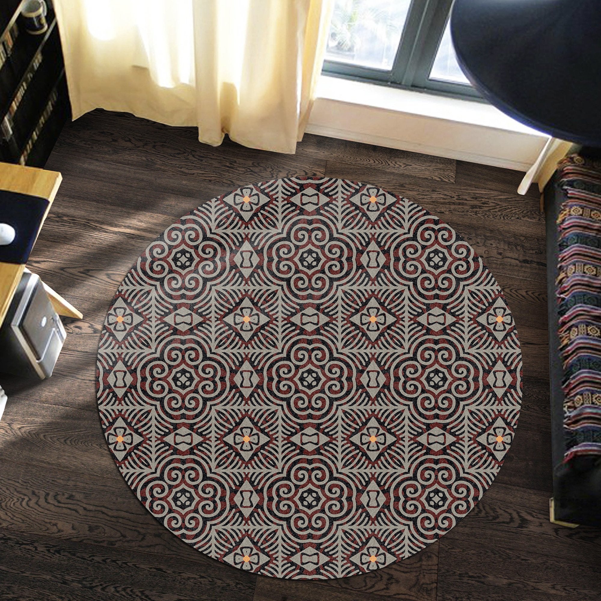 african-carpet-grey-triangle-kitenge-round-carpet