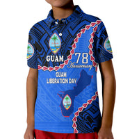 Guam Liberation Day Polo Shirt Basic Seal - Wonder Print Shop