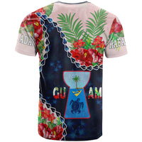 Guam Liberation Day T Shirt Latte Stone Hibiscus Painting - Wonder Print Shop