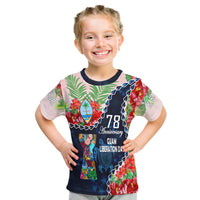 Guam Liberation Day T Shirt Latte Stone Hibiscus Painting - Wonder Print Shop