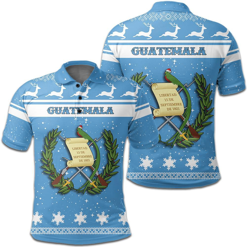 christmas-guatemala-coat-of-arms-polo-shirt