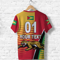Custom Guyana Cricket Jaguars T Shirt Simple Style LT8 - Wonder Print Shop