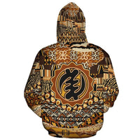 African Hoodie Gye Nyame Pullover - Wonder Print Shop