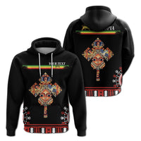 Custom Ethiopia Hoodie Ethiopian Cross LT13 - Wonder Print Shop