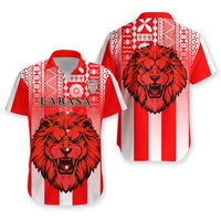 Football LABASA FA Hawaiian Shirt Red Lion Fiji LT13 - Wonder Print Shop
